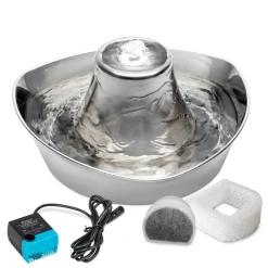 PetSafe Fountains & Feeders|Fountains-Seaside Stainless Pet Fountain